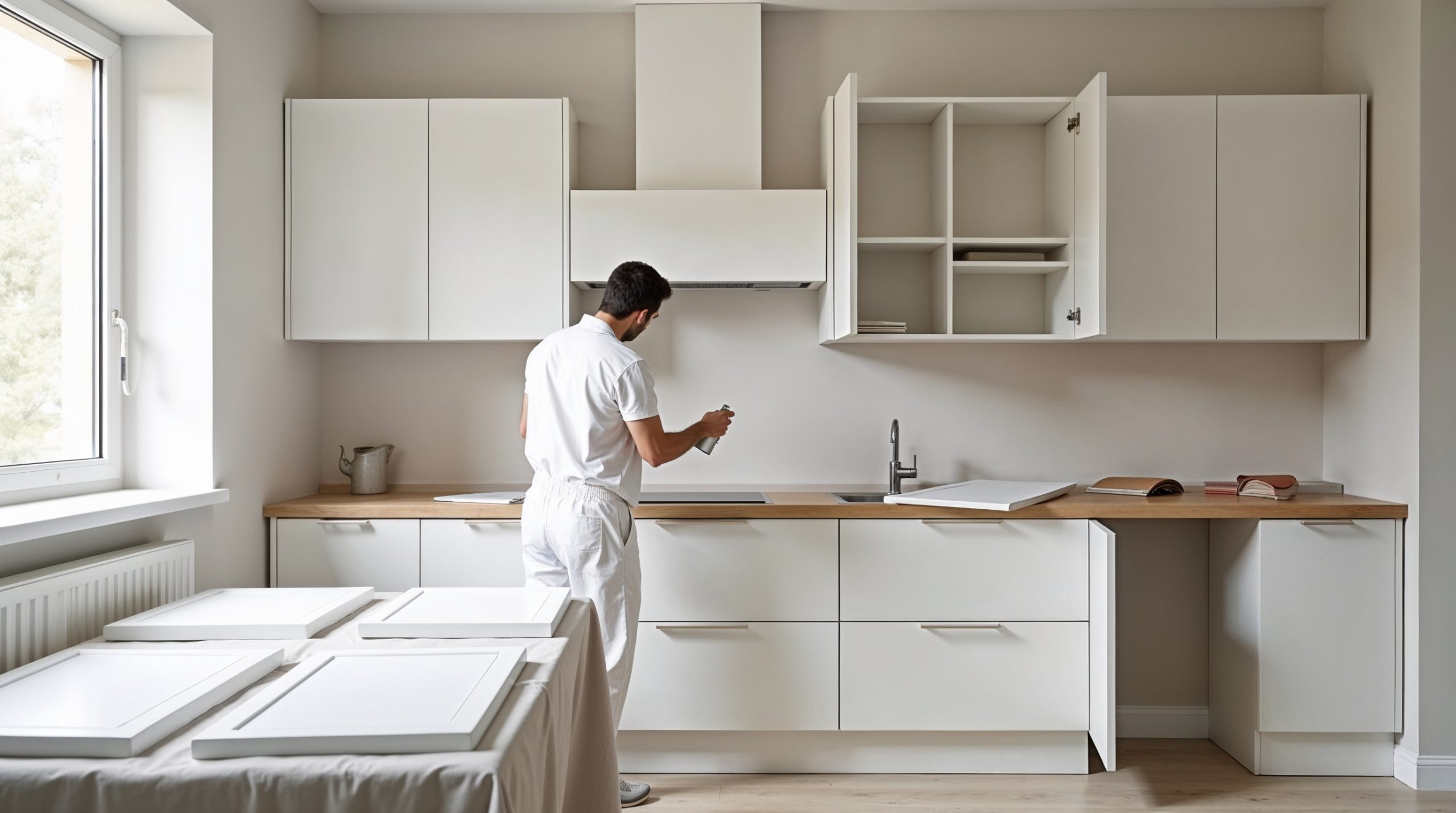 Toronto kitchen cabinet painting in a modern home